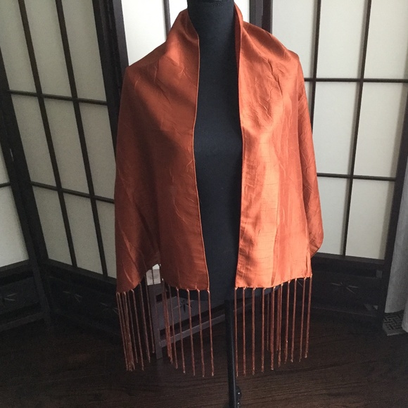 Alfred Sung Wrap with Tassels